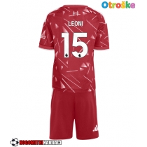 Otroške Nogometnih dresov Liverpool Giovanni Leoni #15 Domači 2026-27 Kratki rokavi (+ hlače)